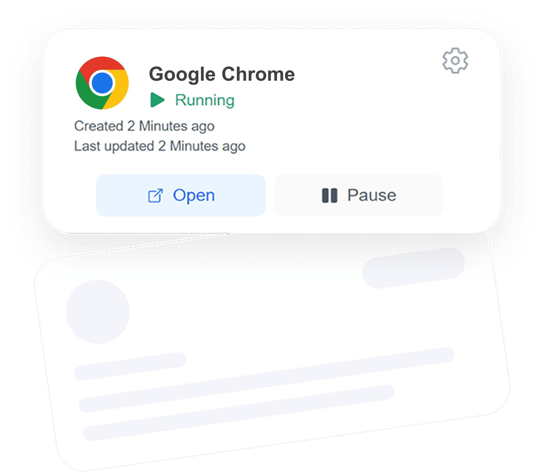 Illustration of a browser running in an isolated environment